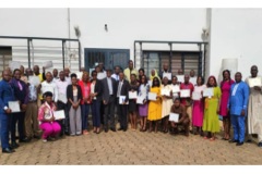 Prix des certificats, precohorte sous-régionale d\'Afrique centrale, Yaoundé, 2023