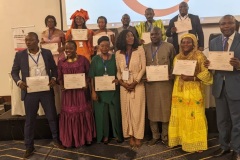 Céremonie de remise des certificats CDC aux apprenants de la Cohorte 1,Nov 2022, Cameroun