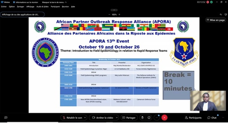 AFRICAN PARTNER OUTBREAK RESPONSE ALLIANCE (APORA)